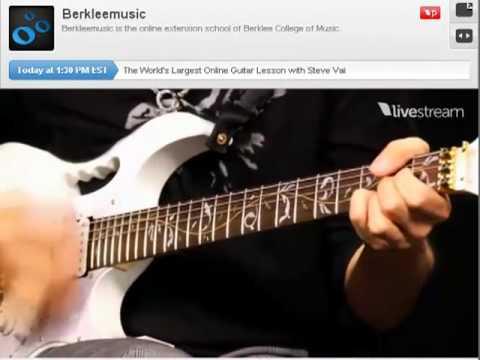 Steve Vai - World's Largest Online Guitar Lesson