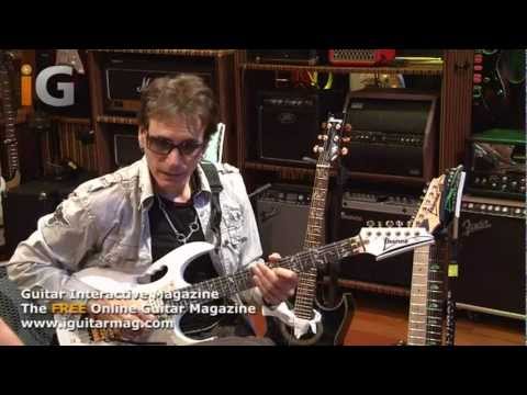 Steve Vai Circular Vibrato Technique - Steve Vai 2012 Interview - Guitar Interactive Magazine