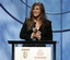 Actress Julia Roberts presents an award at the BAFTA/LA Cunard Britannia Awards in Los Angeles on Thursday, Nov. 1, 2007.