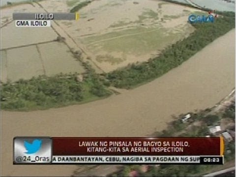 24 Oras: Lawak ng pinsala ng bagyo sa Iloilo, kitang -kita sa aerial inspection