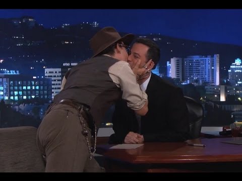 Johnny Depp on Jimmy Kimmel Live PART 1