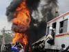 Seven killed in Jakarta train crash