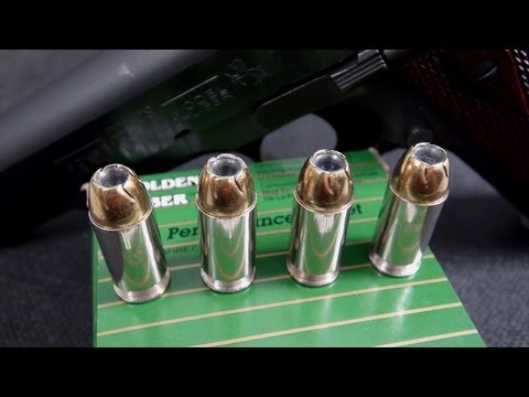 AMMO TEST:  .45 ACP Remington Golden Saber 185 gr JHP