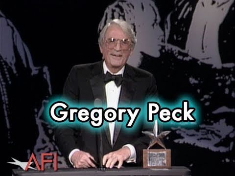 Gregory Peck Accepts the AFI Life Achievement Award in 1989