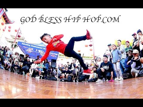 AMAZING Kids Battle Bboy Drew vs Bgirl Goldi Rox Beat Swap Meet 2013