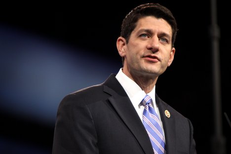 Congressman Paul Ryan of Wisconsin speaking at the 2013 Conservative Political Action Conference (CPAC) in National Harbor, Maryland.