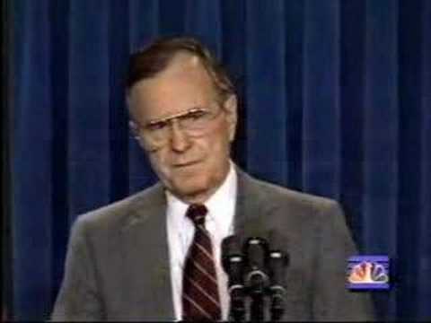 Operation Desert Storm: Bush Announces Ground War