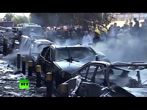 First footage: Aftermath as powerful blasts rock Iranian embassy in Beirut