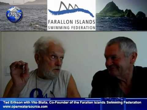 Ted Erikson, Greta Andersen, Vito Bialla and Steven Munatones on Open Water Swimming