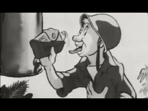 Drinking Water 1945 US Navy United States Marine Corps Training Film Private McGillicuddy Cartoon