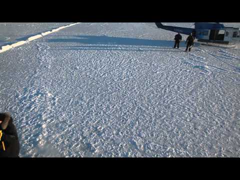 US Navy Submarine surfaces in the Arctic ocean