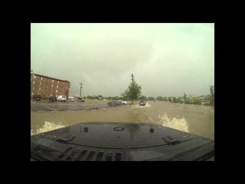 Driving through Aurora CO (flood of the century)