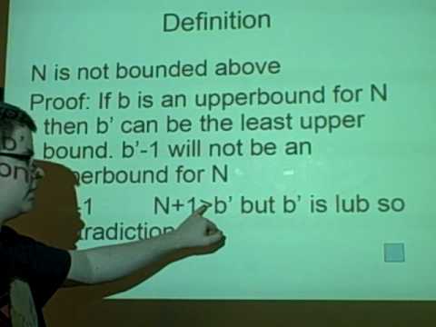 Analysis 1 - Axiom of archimedes