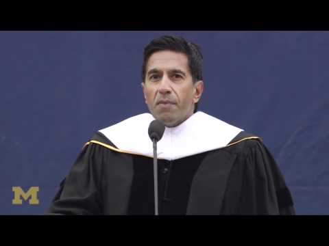 Sanjay Gupta at 2012 spring commencement