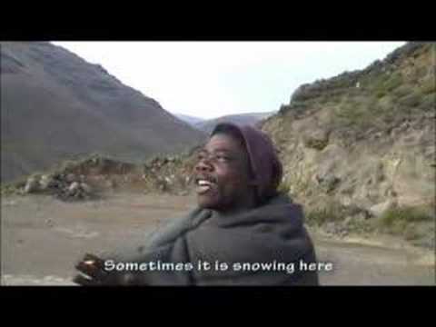 Basotho shepherd in Lesotho