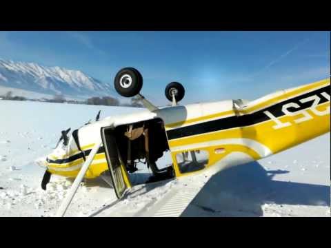 Utah Plane Crash Captured on Cell Phone by Passenger -ORIGINAL FOOTAGE-