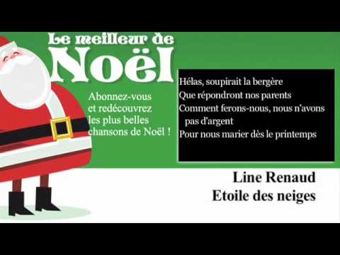 Line Renaud - Étoile des neiges - Paroles (Lyrics)