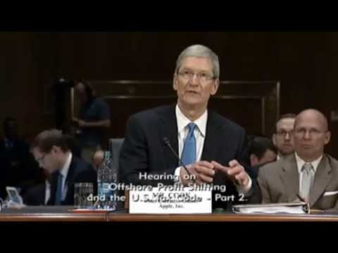 Apple CEO Tim Cook Testifies About Avoiding Taxes- Part 1 of Hearing