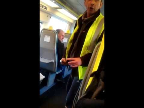 Racist man on Brighton train wearing 