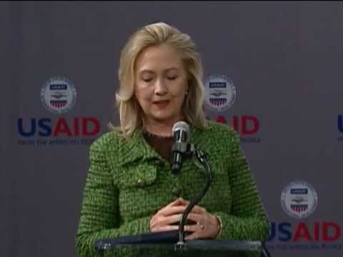 Secretary Clinton Delivers Remarks at USAID Town Hall Meeting