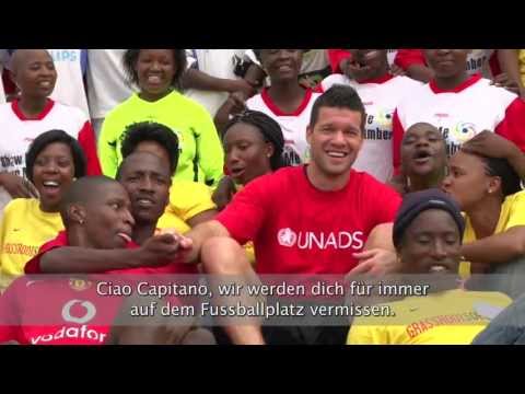 UNAIDS International Goodwill Ambassador Michael Ballack plays farewell match