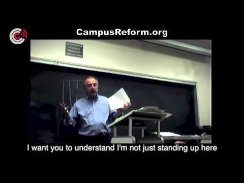 Professor tells class Republican Party is 