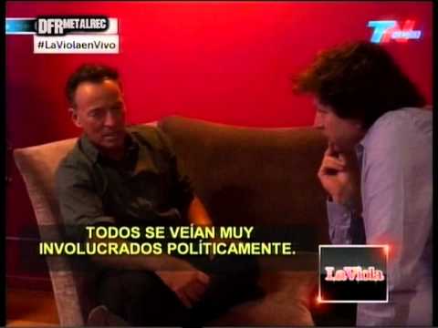 BRUCE SPRINGSTEEN   Interview Argentina 2013