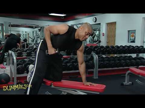 How to Do a Triceps Kickback For Dummies