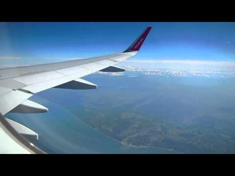 Airbus A320 takeoff Kutaisi Georgia