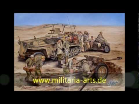 Deutsches Afrika Korps im Gefecht - seltene Front Aufnahmen und Kampfeinsätze GF Rommel