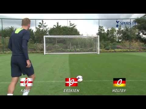 Spurs Crossbar Challenge ft. Eriksen, Holtby and Kane