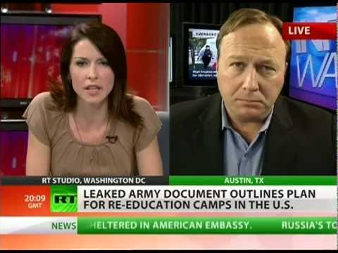 Alex Jones: Pentagon prepares re-education camps for political activists