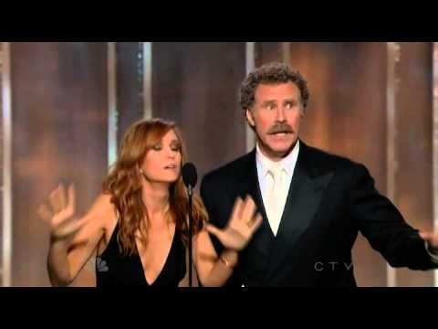 Will Ferrell & Kristen Wiig Hilarious presenting speech at The 70th Annual Golden Globe Awards 2013