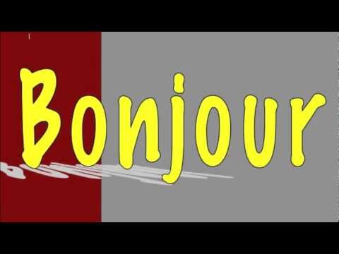 Learning french for children ( song Bonjour et merci )