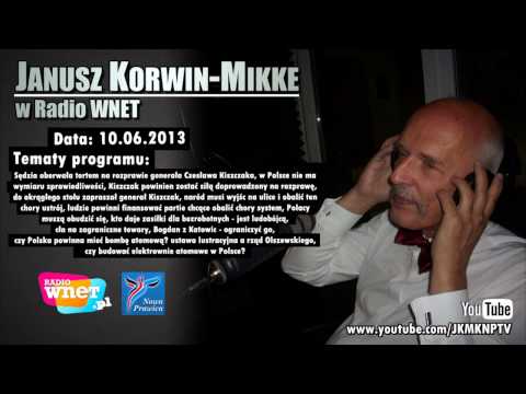 10/06/2013 - Janusz Korwin-Mikke w Radiu WNET