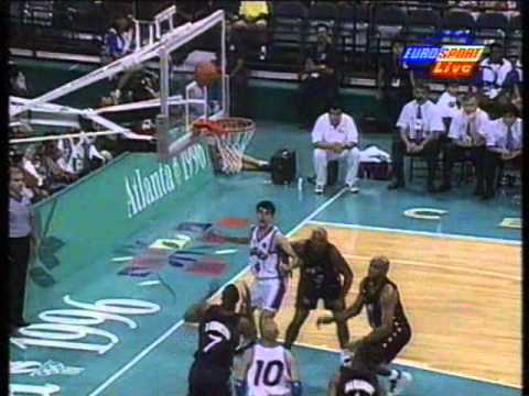 1996 Olympics Men's Basketball Final, USA vs Yugoslavia [1 of 2]