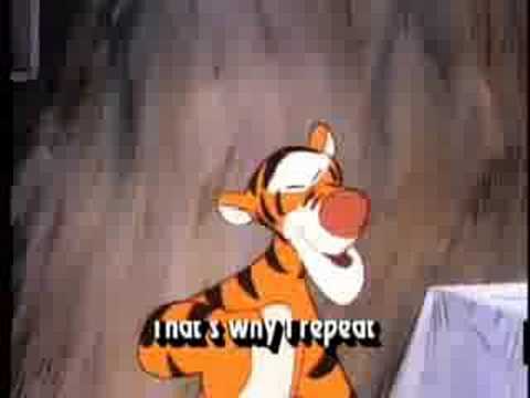 The Wonderful Thing About Tiggers (Sing Along Songs)