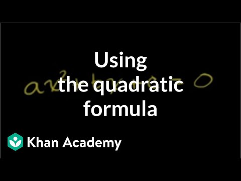 Quadratic Equations in Standard Form