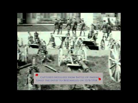 1918 footage Australian General John Monash during World War One