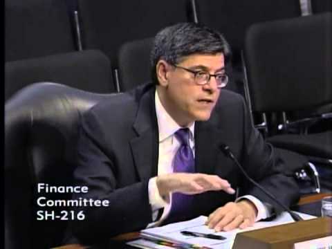 Hatch Questions Treasury Secretary Jack Lew at Finance Committee Hearing on the Debt Ceiling