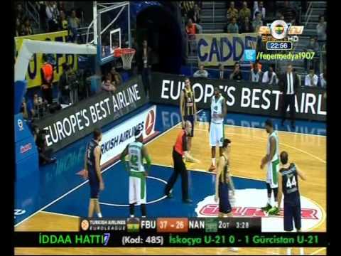 14 Kasım 2013 Fenerbahçe Ülker Nanterre Maçı 2.Çeyrek