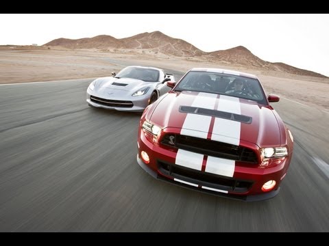 Track Tested: 2014 Corvette Stingray vs Shelby GT500 -- Edmunds.com