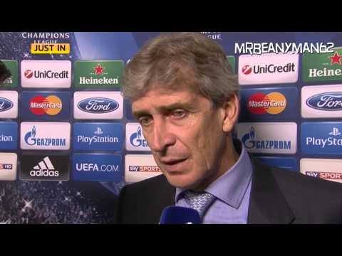 Man City 1-3 Bayern Munich - Manuel Pellegrini Post Match Interview