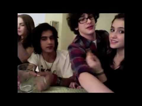 Avan Jogia, Ariana Grande, Matt Bennett, Leon Thomas, & Elizabeth Gillies Random-ness