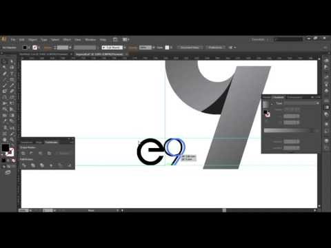 How To Design a Logo - Unique layer style - illustrator