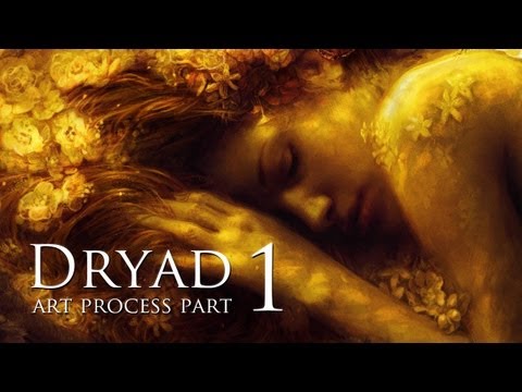 Dryad - Digital Art Process - Part 1