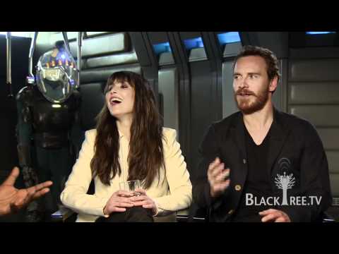 PROMETHEUS Interviews with Noomi Rapace and Michael Fassbender