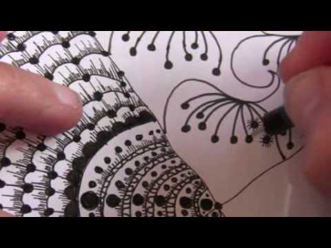 Zendoodle Sampler Zentangle Pattern Styles Tutorial 2