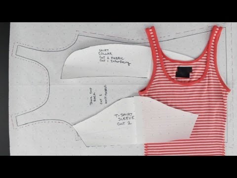 How to Create Patterns from Existing Clothing - Simple Tops