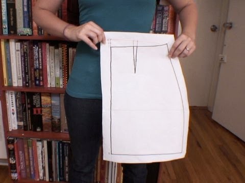 How to Draft a Simple Skirt Pattern, CRAFTOVISION